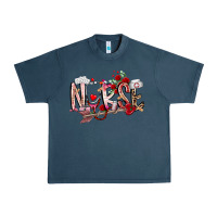 Midnight Navy nurse valentines day Urban Heavy Tee - RacoonDesign
