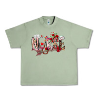 Oil Green nurse valentines day Urban Heavy Tee - RacoonDesign