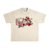Nurse Valentines Day Urban Heavy Tee | Teevron