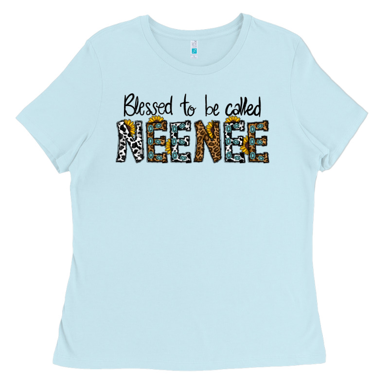 Blessed To Be Called Neenee Ladies Tee by CowhideDigitalArt | Teevron
