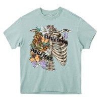 Arona inhale peace exhale chaos chest Heavy Core Tee - FaDigitalArtStudio