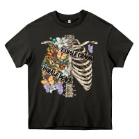 Asphalt inhale peace exhale chaos chest Heavy Core Tee - FaDigitalArtStudio