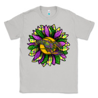 Moon Dust Mardi Gras Sunflower With Crawfish Classic Tee - BundleAndBundleShop