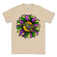 Mushroom Mardi Gras Sunflower With Crawfish Classic Tee - BundleAndBundleShop