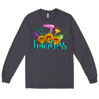Smoke hairboss western sunflowers hairdresser Long Sleeve Tee - Artiststas