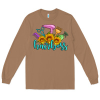 Toasted Coconut hairboss western sunflowers hairdresser Long Sleeve Tee - Artiststas