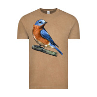 Vintage Coffee Eastern Bluebird Vintage Tee - LillyAllenDesigns