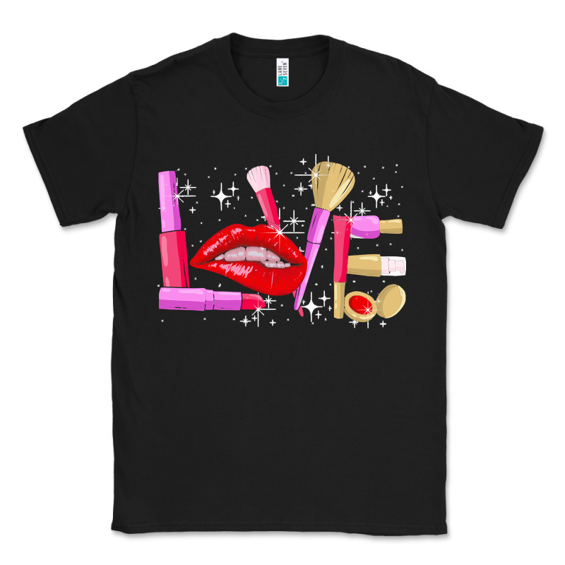 Makeup Artist T  Shirt Makeup Artist Love Cosmetician Fashion T  Shirt Classic Tee by linhVisuals | Teevron