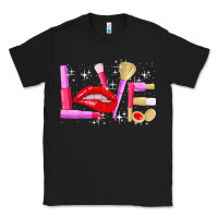 Black makeup artist t  shirt makeup artist love cosmetician fashion t  shirt Classic Tee - linhVisuals