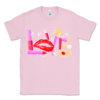 Bubblegum Pink makeup artist t  shirt makeup artist love cosmetician fashion t  shirt Classic Tee - linhVisuals