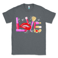 Charcoal Heather makeup artist t  shirt makeup artist love cosmetician fashion t  shirt Classic Tee - linhVisuals