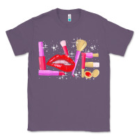 Lavender makeup artist t  shirt makeup artist love cosmetician fashion t  shirt Classic Tee - linhVisuals