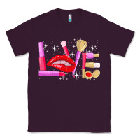 Plum makeup artist t  shirt makeup artist love cosmetician fashion t  shirt Classic Tee - linhVisuals