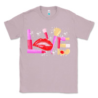 Lilac makeup artist t  shirt makeup artist love cosmetician fashion t  shirt Classic Tee - linhVisuals