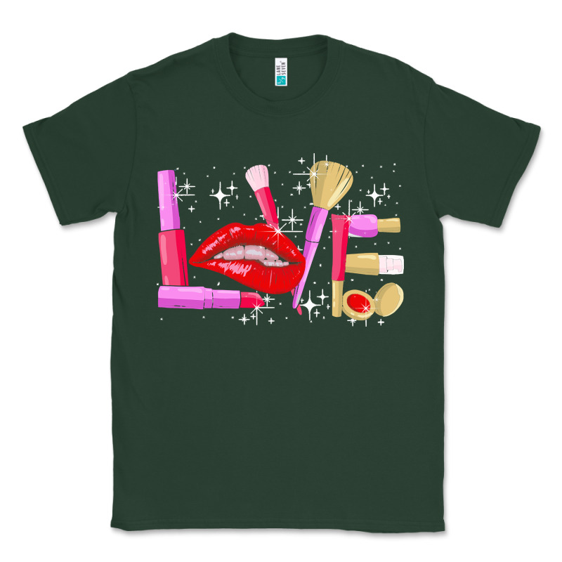 Makeup Artist T  Shirt Makeup Artist Love Cosmetician Fashion T  Shirt Classic Tee by linhVisuals | Teevron