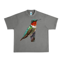 Tornado Ruby Throated Hummingbird Bird Urban Heavy Tee - LillyAllenDesigns