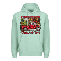 Seafoam farm fresh christmas trees Premium Hoodie - BarkalooDesign