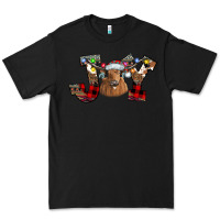 Black Joy Longhorn Premium Tee - CowhideDigitalArt