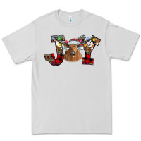 Dove Grey Joy Longhorn Premium Tee - CowhideDigitalArt