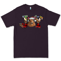 Plum Joy Longhorn Premium Tee - CowhideDigitalArt