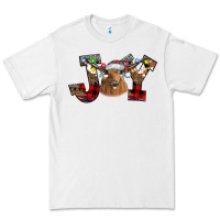 White Joy Longhorn Premium Tee - CowhideDigitalArt
