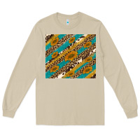 Mushroom leopard cowhide  leather sunflowers Long Sleeve Tee - Artiststas