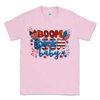 Bubblegum Pink boom boom baby 4th of july Classic Tee - BarkalooDesign