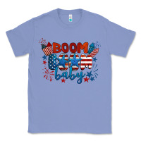 Colony Blue boom boom baby 4th of july Classic Tee - BarkalooDesign