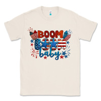 Natural boom boom baby 4th of july Classic Tee - BarkalooDesign