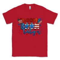 Red boom boom baby 4th of july Classic Tee - BarkalooDesign