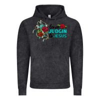 Vintage Black leave judgin to jesus Vintage Hoodie - BarkalooDesign