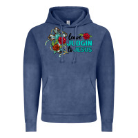 Vintage Denim leave judgin to jesus Vintage Hoodie - BarkalooDesign