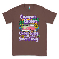 Camp Camping Camper Queen Classy Sassy And A Bit Smart Assycamper Camp Classic Tee | Teevron