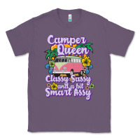 Lavender camp camping camper queen classy sassy and a bit smart assycamper camp Classic Tee - linhVisuals