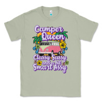 Matcha camp camping camper queen classy sassy and a bit smart assycamper camp Classic Tee - linhVisuals