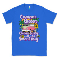 True Royal camp camping camper queen classy sassy and a bit smart assycamper camp Classic Tee - linhVisuals