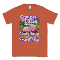Copper camp camping camper queen classy sassy and a bit smart assycamper camp Classic Tee - linhVisuals