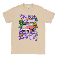 Mushroom camp camping camper queen classy sassy and a bit smart assycamper camp Classic Tee - linhVisuals
