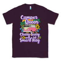Plum camp camping camper queen classy sassy and a bit smart assycamper camp Classic Tee - linhVisuals