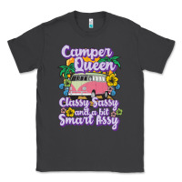 Smoke camp camping camper queen classy sassy and a bit smart assycamper camp Classic Tee - linhVisuals