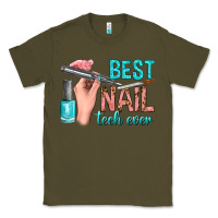 Army Green best nail tech ever bbs Classic Tee - BundleAndBundleShop