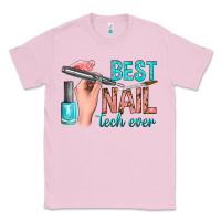 Bubblegum Pink best nail tech ever bbs Classic Tee - BundleAndBundleShop