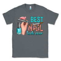 Charcoal Heather best nail tech ever bbs Classic Tee - BundleAndBundleShop