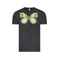 Vintage Black Cabbage Butterfly Vintage Tee - LillyAllenDesigns