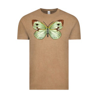 Vintage Coffee Cabbage Butterfly Vintage Tee - LillyAllenDesigns
