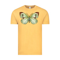 Vintage Mustard Cabbage Butterfly Vintage Tee - LillyAllenDesigns