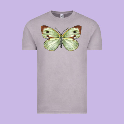 Cabbage Butterfly Vintage Tee Designed By Lillyallendesigns