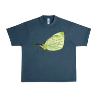 Midnight Navy Cabbage White Butterfly Urban Heavy Tee - LillyAllenDesigns