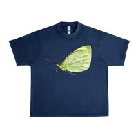 Navy Cabbage White Butterfly Urban Heavy Tee - LillyAllenDesigns