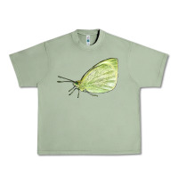 Oil Green Cabbage White Butterfly Urban Heavy Tee - LillyAllenDesigns